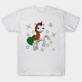 Happy Holidays Christmas Unicorn T-Shirt